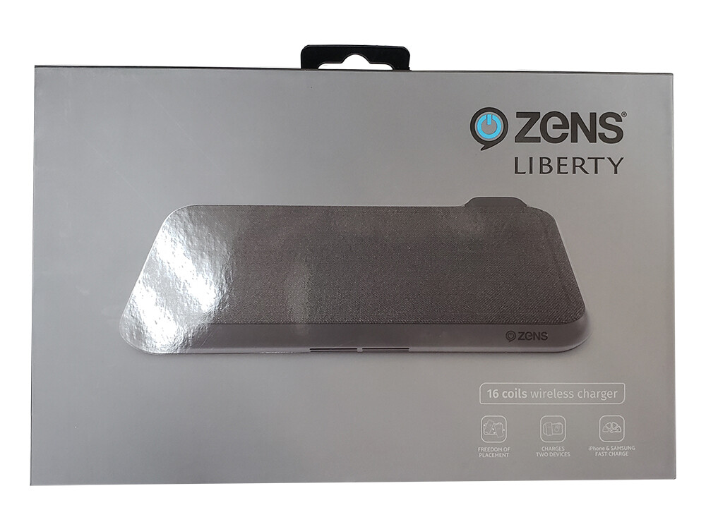 Zens ZEDC08B/00 Liberty Wireless Charger, 16 Overlapping Charging Coils
