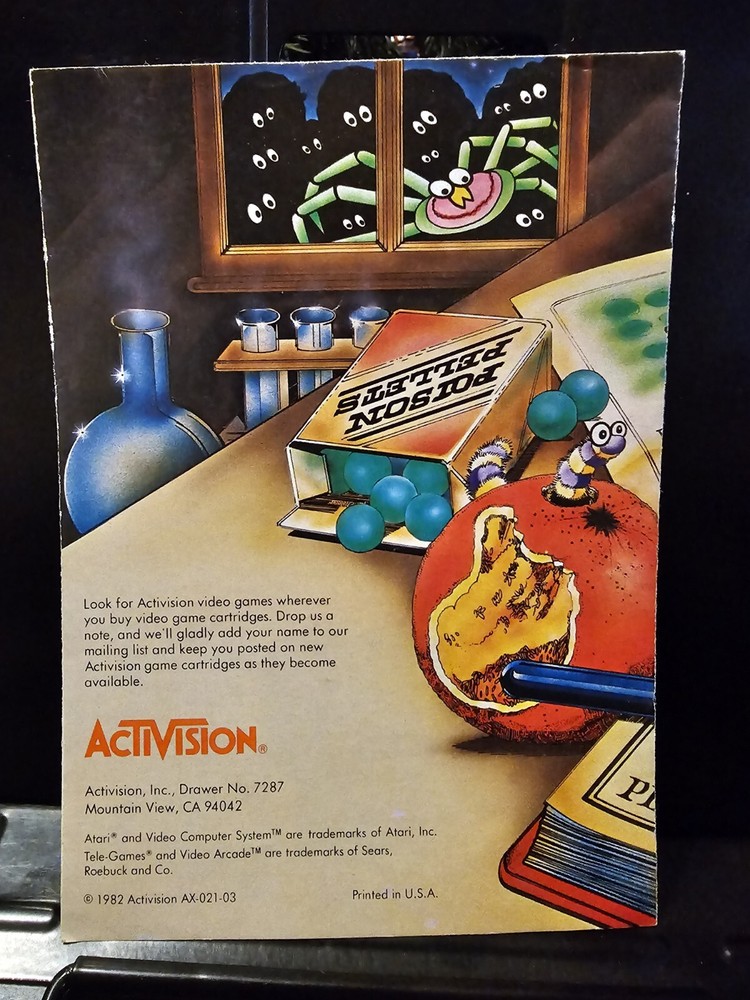 Spider Fighter Atari 2600 Manual Instruction Booklet Only