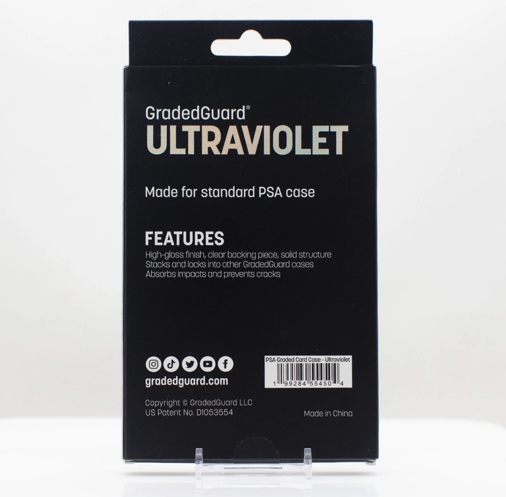 GradedGuard PSA Graded Slab Protector ULTRAVIOLET Limited edition
