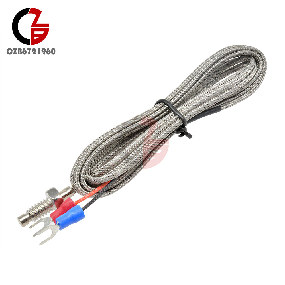 6.6ft K Type Thermocouple Control Temperature Controller 0-800C Sensor Probe 2M