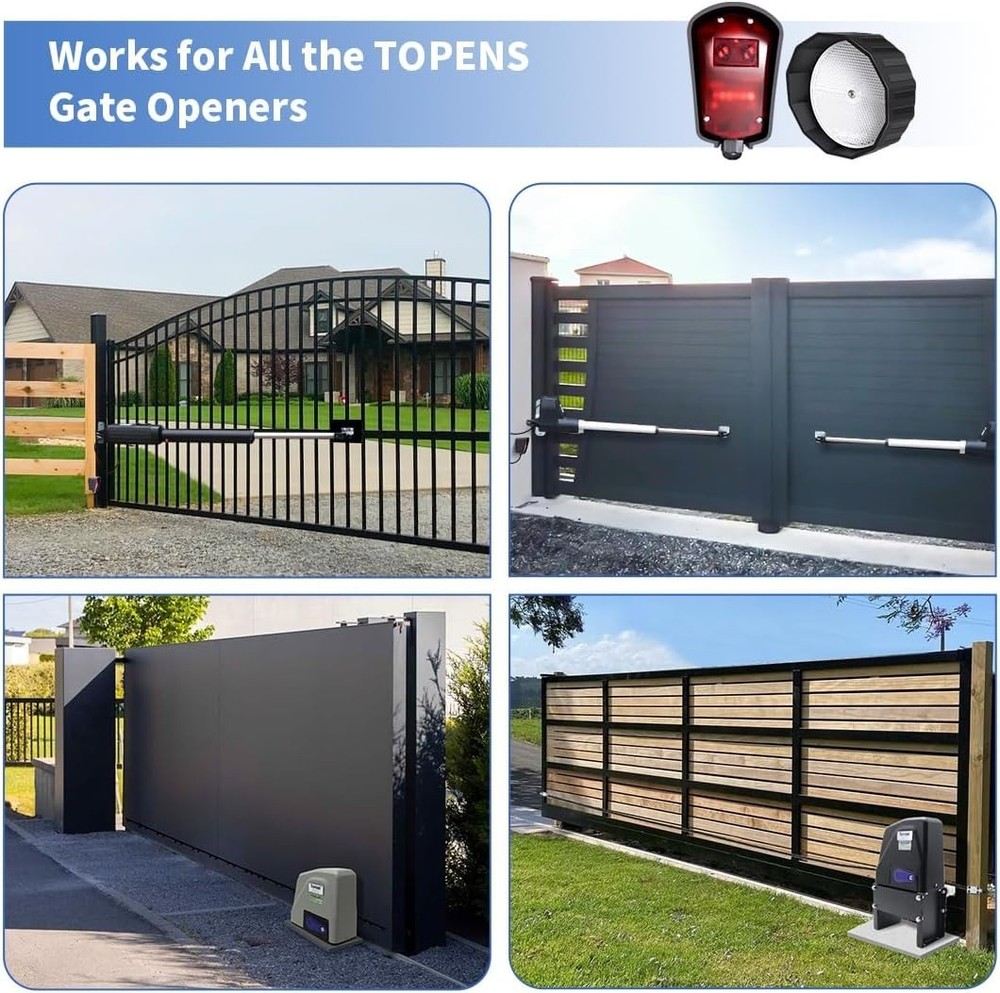 Reliable Safety Reflection Sensor for Automatic Gates and Security Alarm Systems