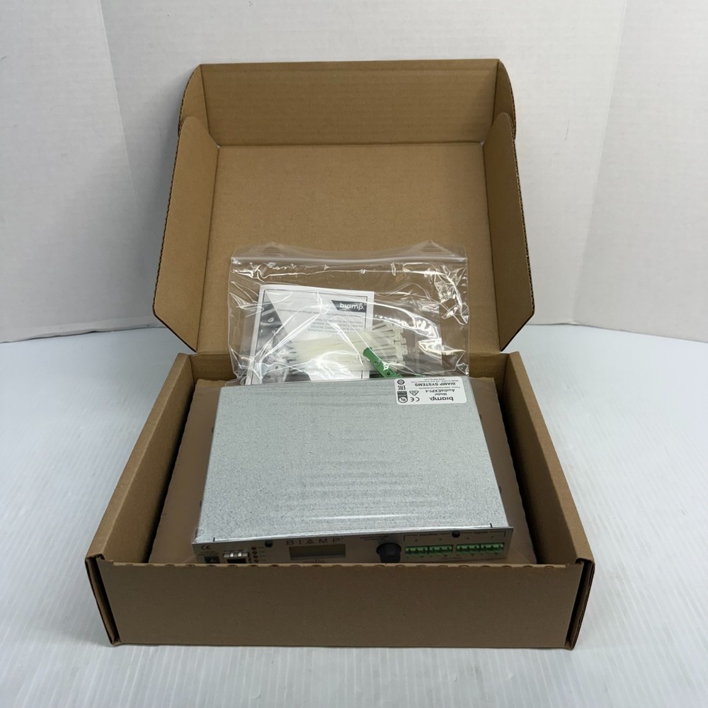 Biamp AudiaEXPI-4 Audio Expansion Input Device NIB