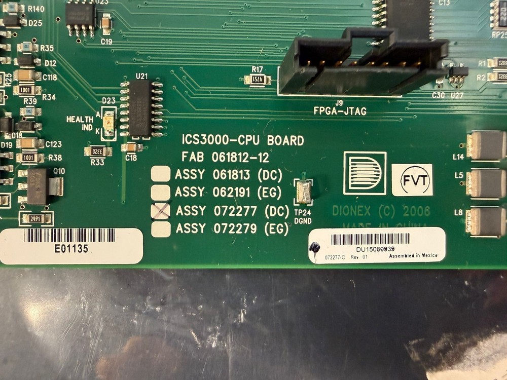 Dionex ICS-3000 CPU Board 072277 Dc (4.5.3)
