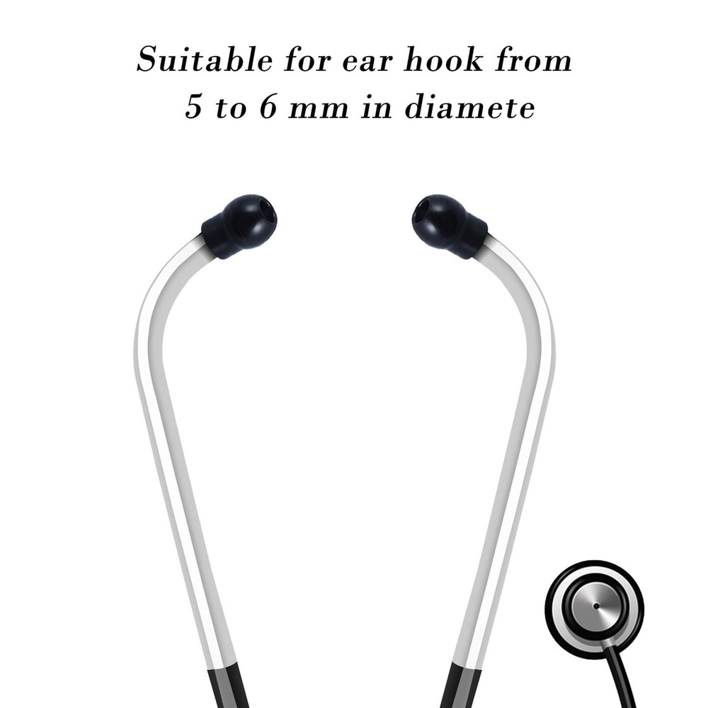 BBTO 36 Pieces Replacement Ear Tips for Stethoscopes, Universal Soft-sealing ...