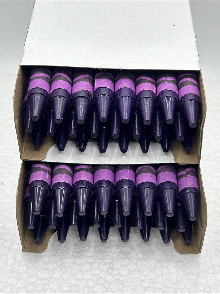 (48) Crayola Crayons (vivid violet) BULK