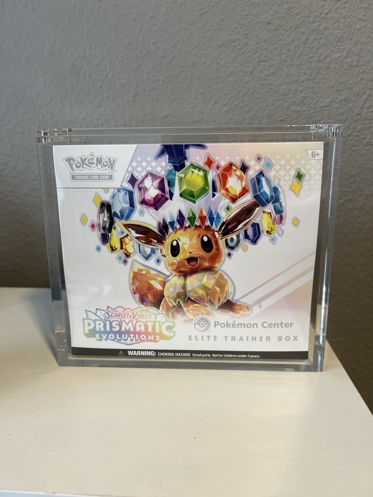 Pokemon ETB premium Acrylic Case 99% UV Protection With Magnetic Lid