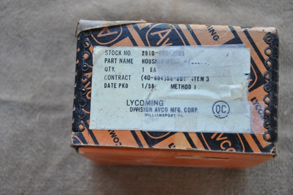 Lycoming aero engine part