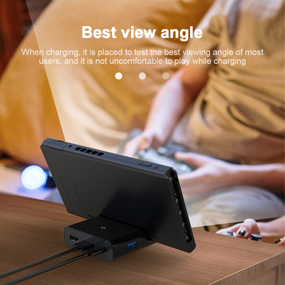 For Nintendo Switch Docking Station Stand Console Charging Dock TV HDMI Adapter
