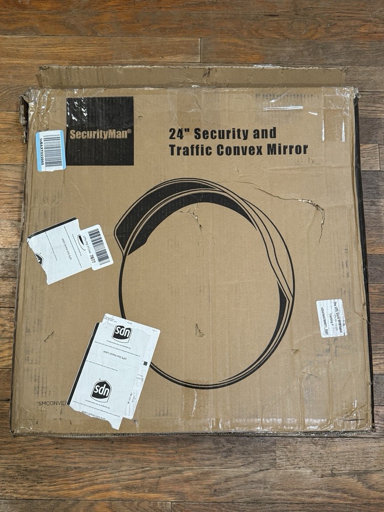 SecurityMan 24" Round Convex Security Mirror Traffic Surveillance 24 Inch