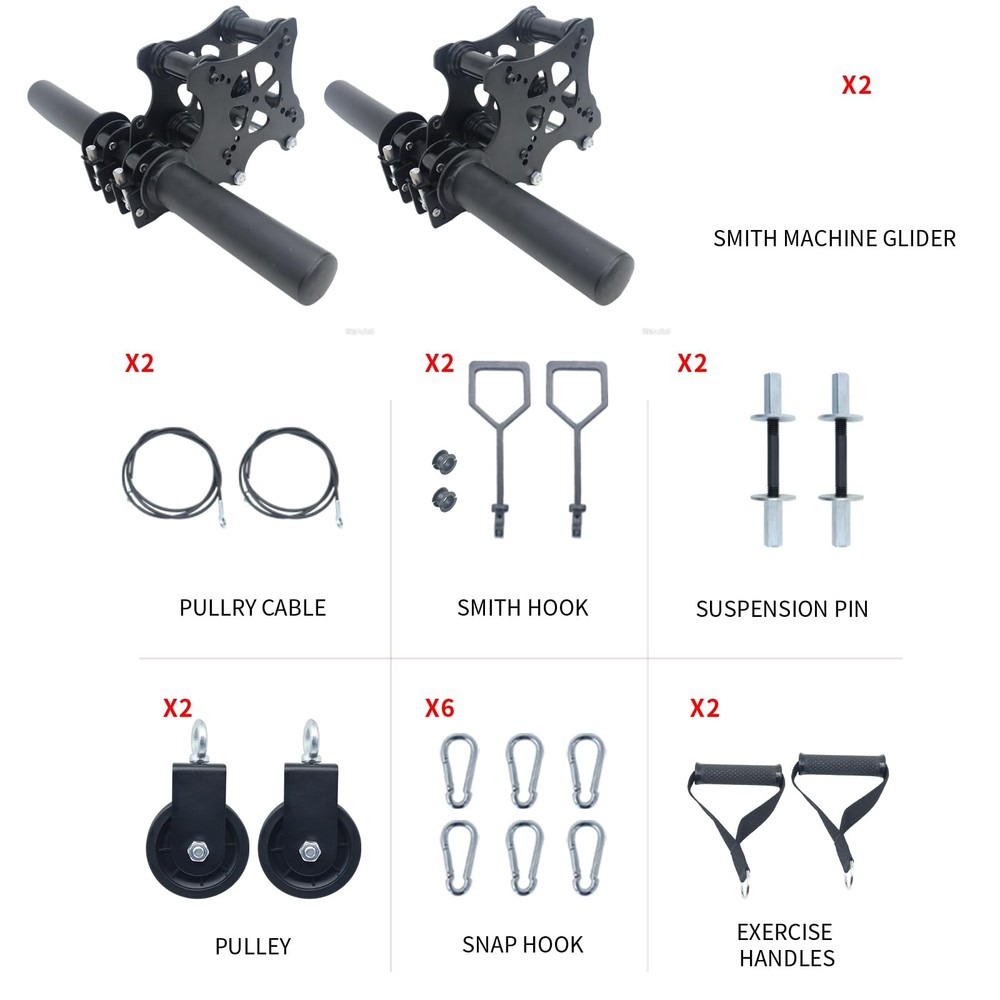 Upgrade Smith Machine Attachments for Power Rack Attachment, Cable Machine At...