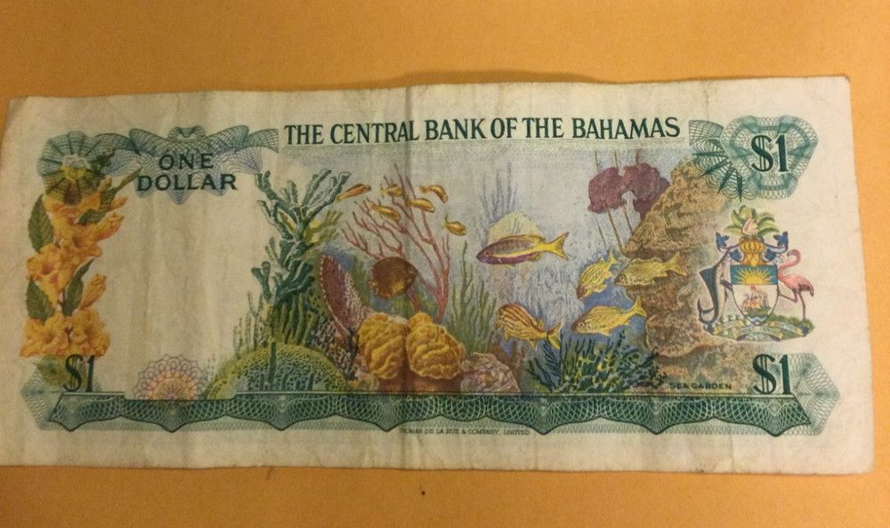 Bahamas $1 Dollar Banknote circulated