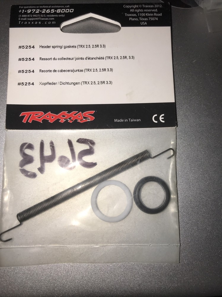 Traxxas 5254 Header Spring Gasket & Spring Set [TRA5254] (B7)