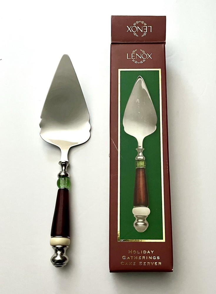 Lenox Cake Server Christmas Holiday