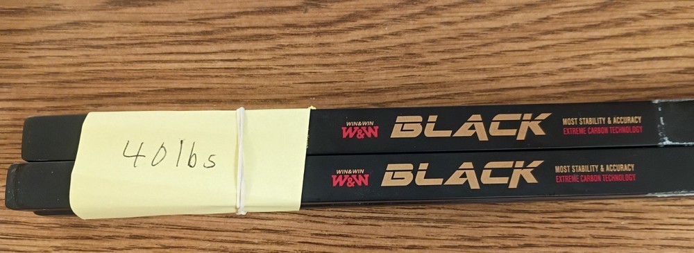 W&W Black Compound Limbs for ShadowPro 40lb Used