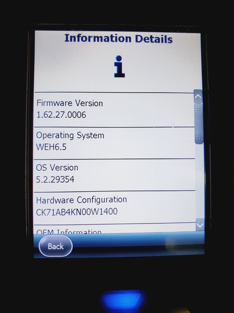 Intermec CK71 CK71AB4KN00W1400 ITE Windows Mobile Imager Barcode Scanner
