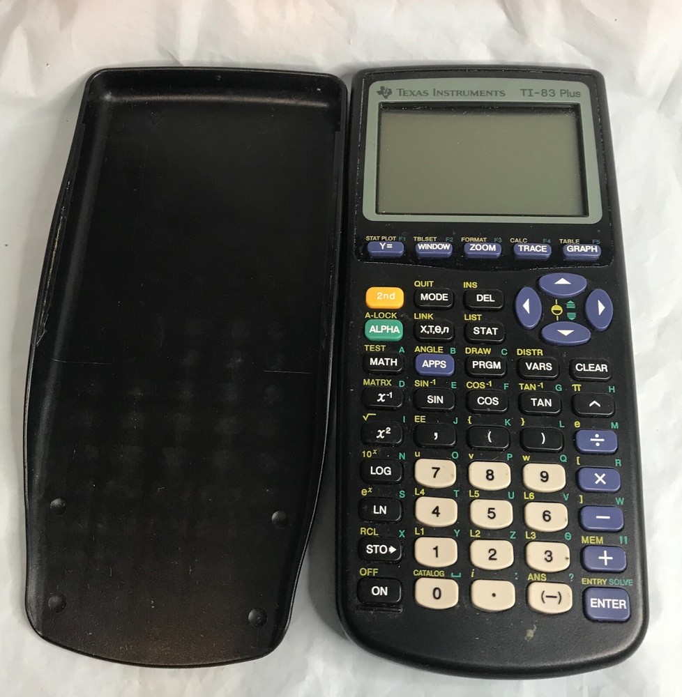 Texas Instruments TI-83 Plus Graphing Calculator with Case - Used