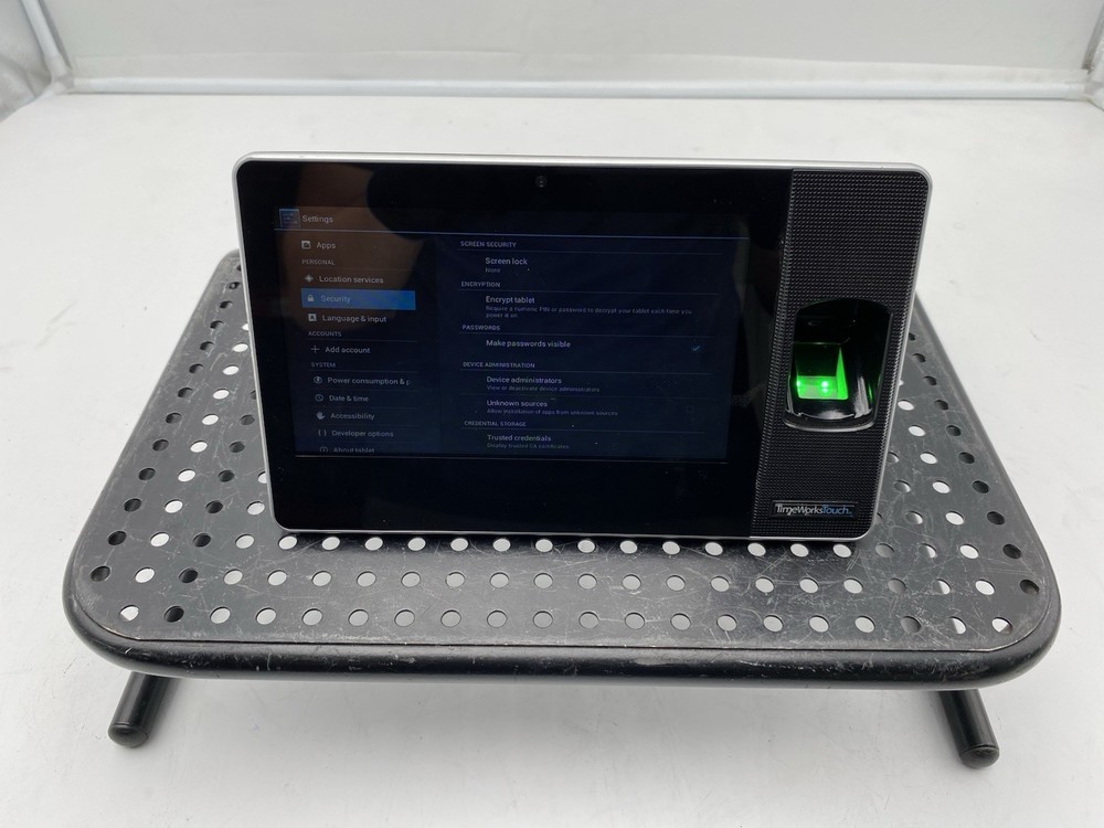 TimeWorksTouch SmartTap1 Clock Biometric Fingerprint Android Timeclock