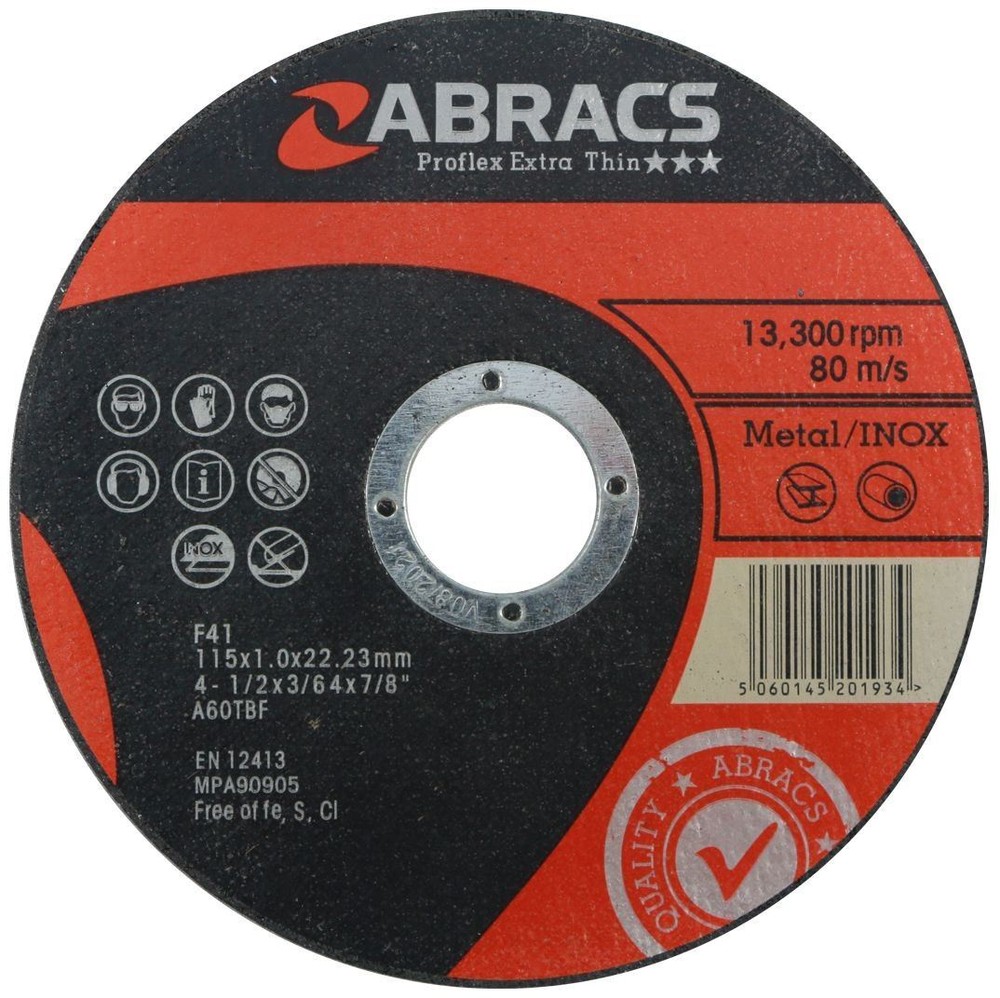 Van Line ABRACS Proflex Extra Thin Flat Cutting Disc 10 Pack VAN LINE WCP106