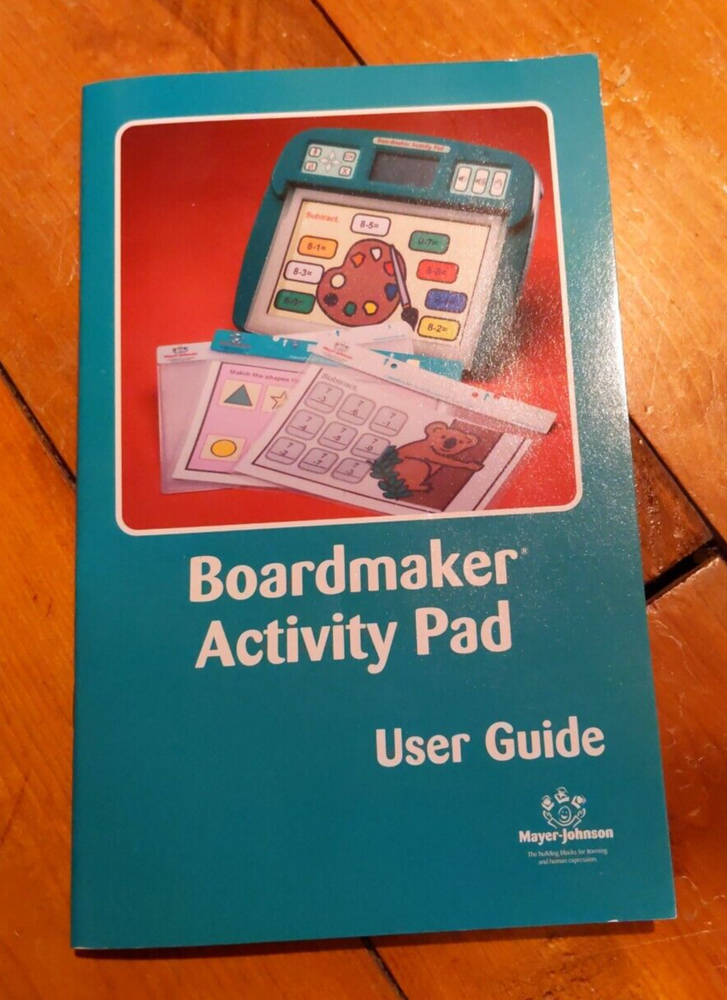 Mayer Johnson BoardMaker Activity Pad