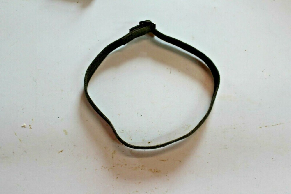 2 Canvas Wool Blanket straps, Back pack, Sleeping Pad, bed roll Army #Y10