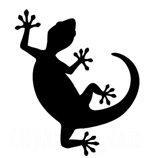 Lizard Make Up Stencil- 5 Pack