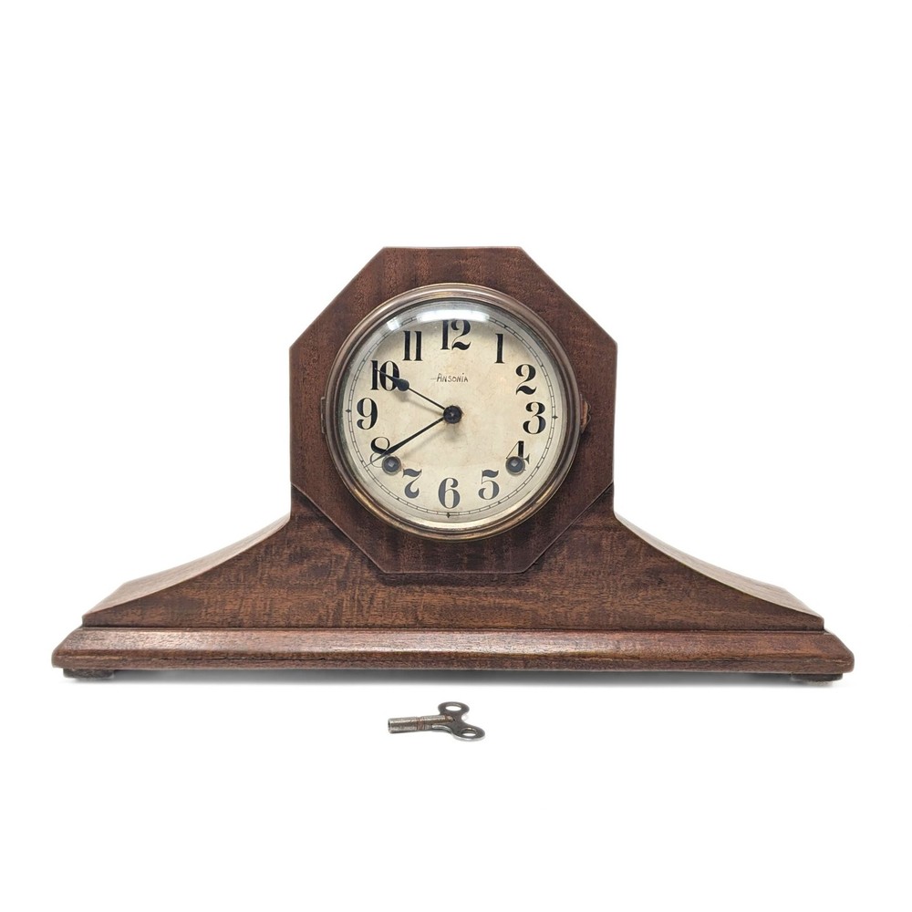 Ansonia Restored Antique 8-Day Mantel Clock