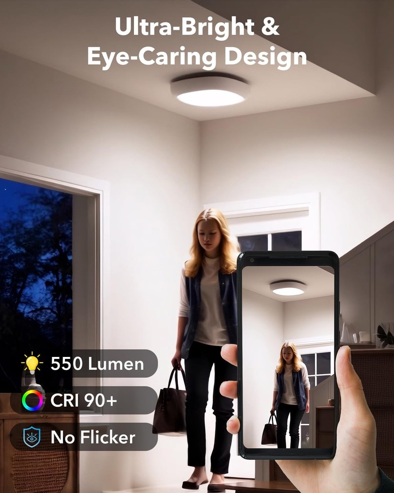 Rechargeable Shower Light for Inside Shower, 12000mAh Motion Sensor Wireless ...