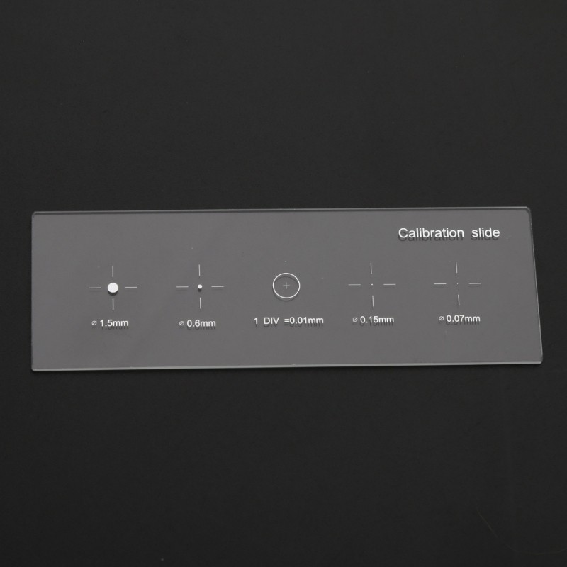 Electronic Eyepiece Microscope Camera Calibration Slide 0.01mm Microscope Slides