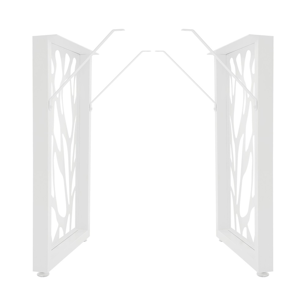 Table Legs 2PCS Desk Legs Metal Dining Rectangular Table Base for Bedrooms