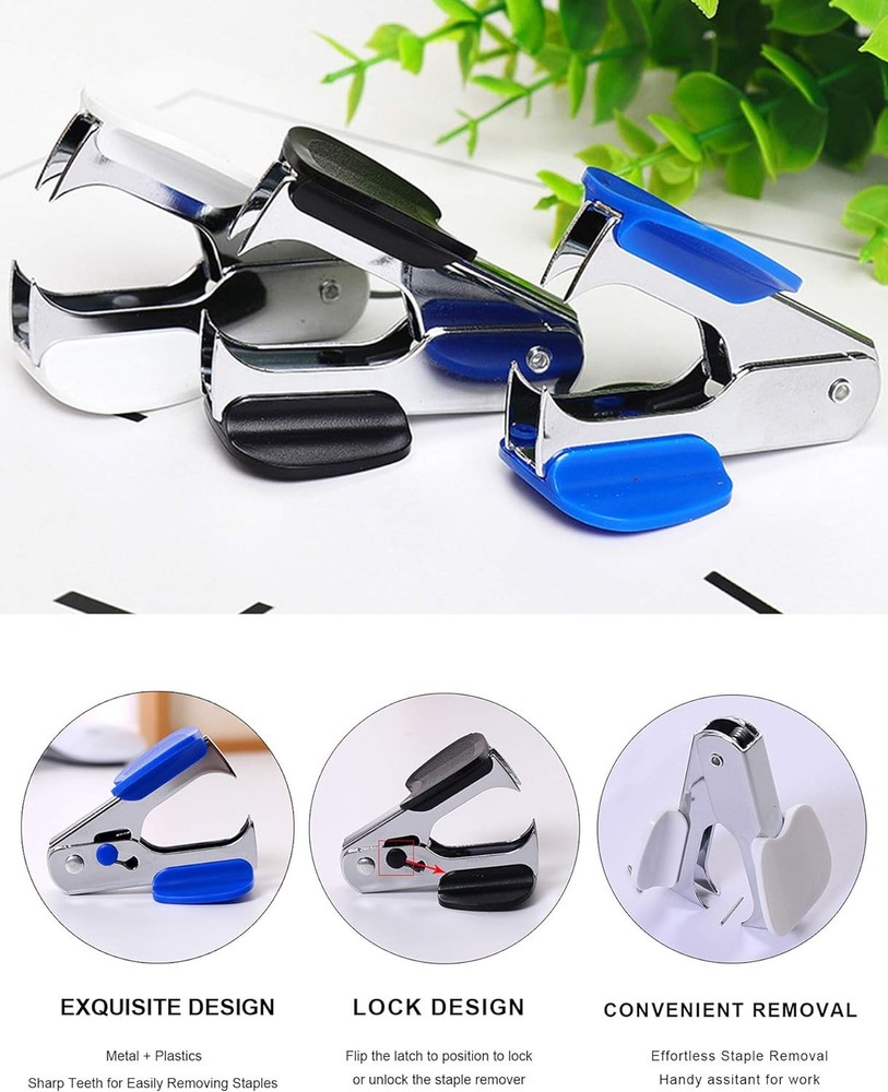 Leven Effortless Desktop Stapler, 40 Sheet Capacity, One Finger Touch Stapling,