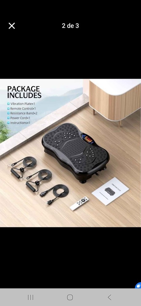 Vibration Plate Exercise Machine, Lymphatic Drainage Machine for Weight Loss,