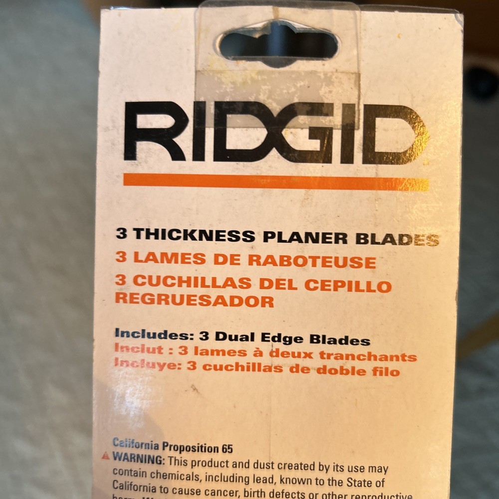 RIDGID 13 in. Thickness Planer Replacement Blades (3-Pack)