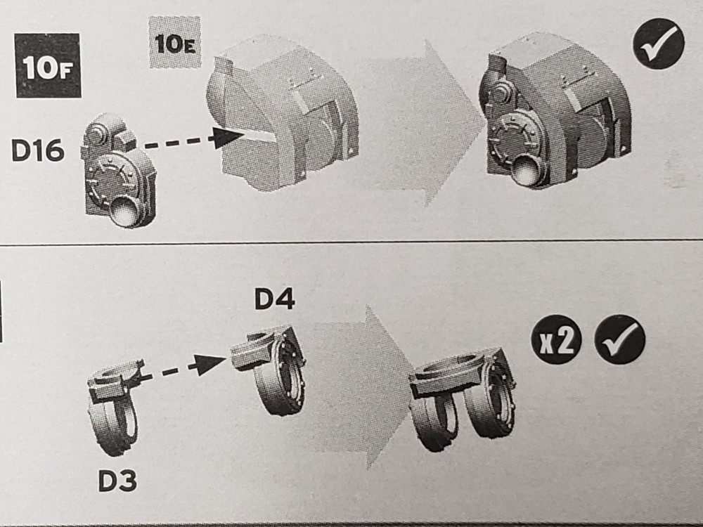30K Space Marine Bits Leviathan Dreadnought Close Combat Arm Mount D16