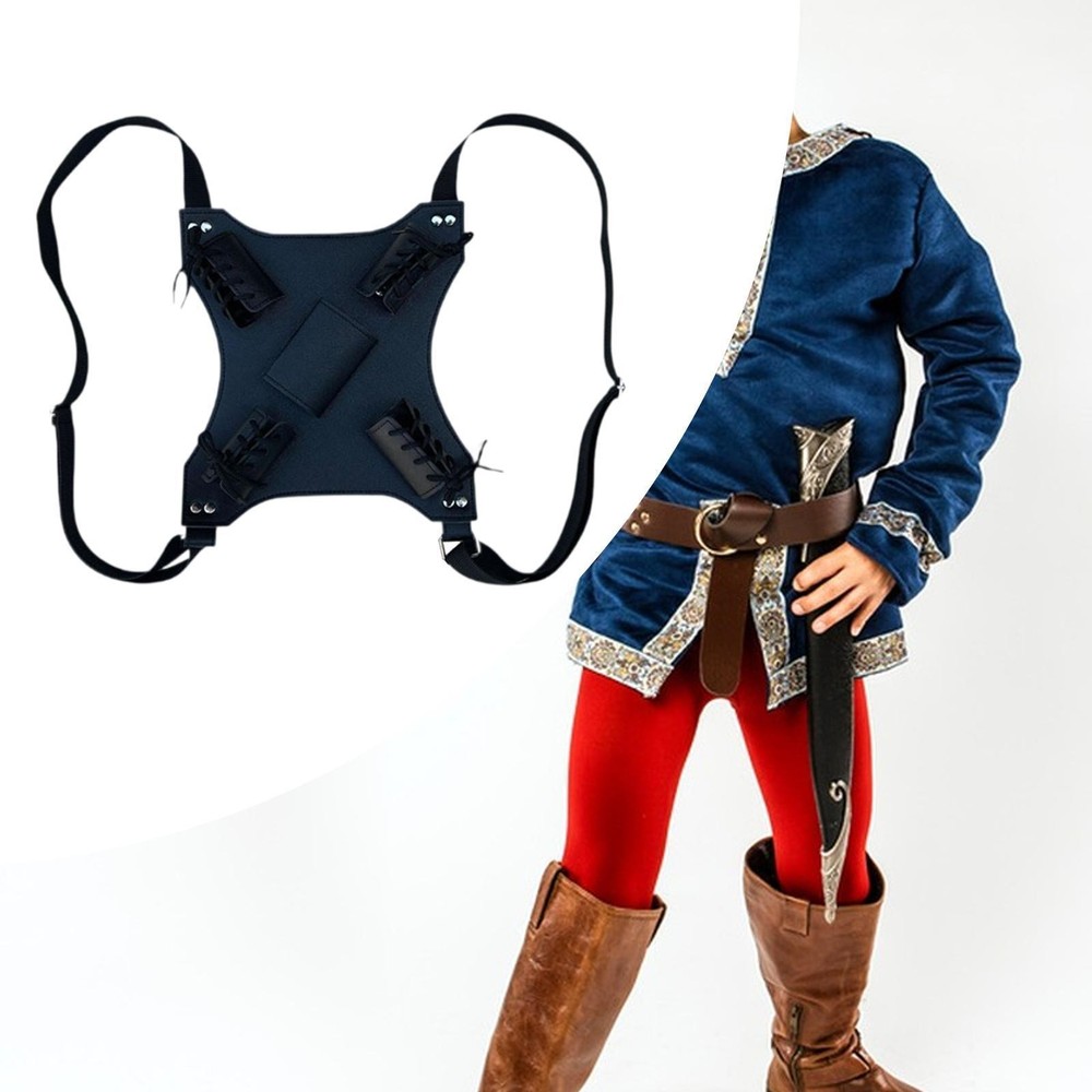 Double Sword Harness Double Scabbard Samurai Back Strap