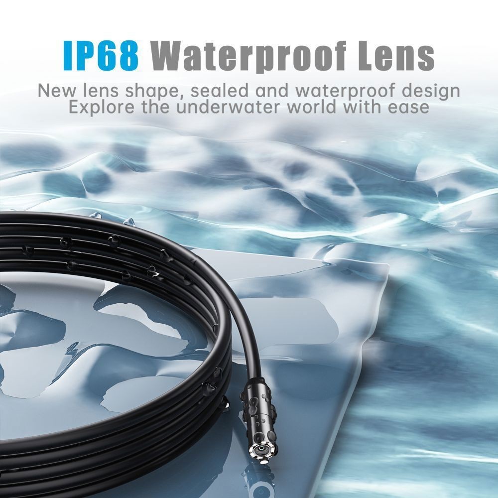 1/2/3/5M Direct Plug Borescope Endoscope Snake Inspection Camera For iPhone IOS