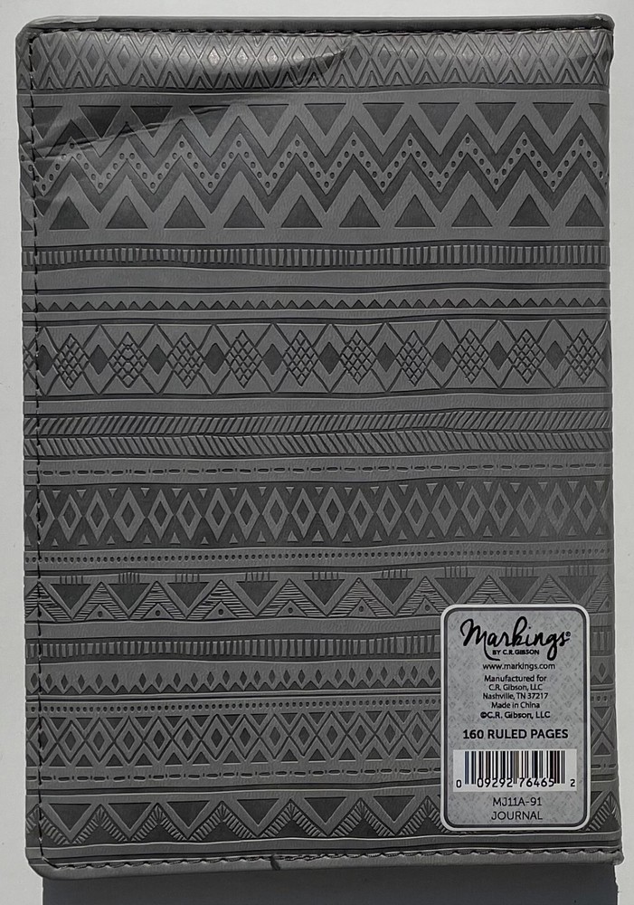 Gibson Embossed Soft Leatherette Journal/Notebook (Minor Defect on Back Cover)