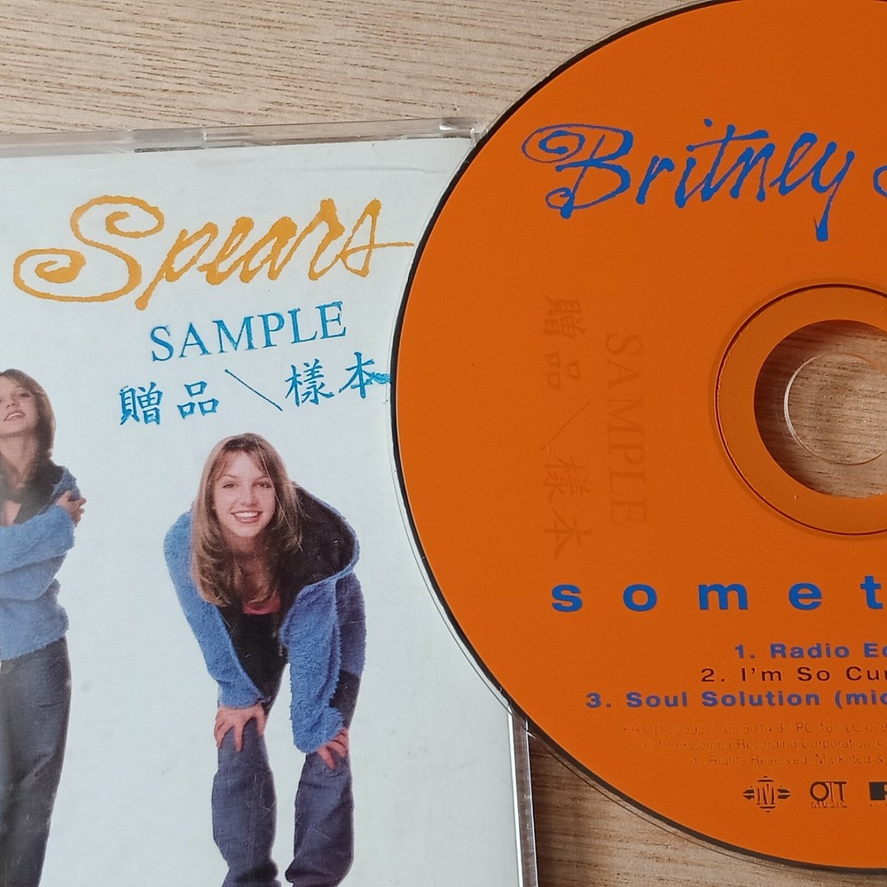 BRITNEY SPEARS sometimes - Rare Malaysia Single CD SAMPLE promo used