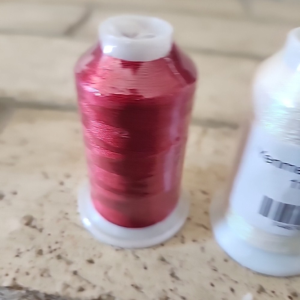 7 Spools Machine Embroidery Thread..Simthread, Unbranded