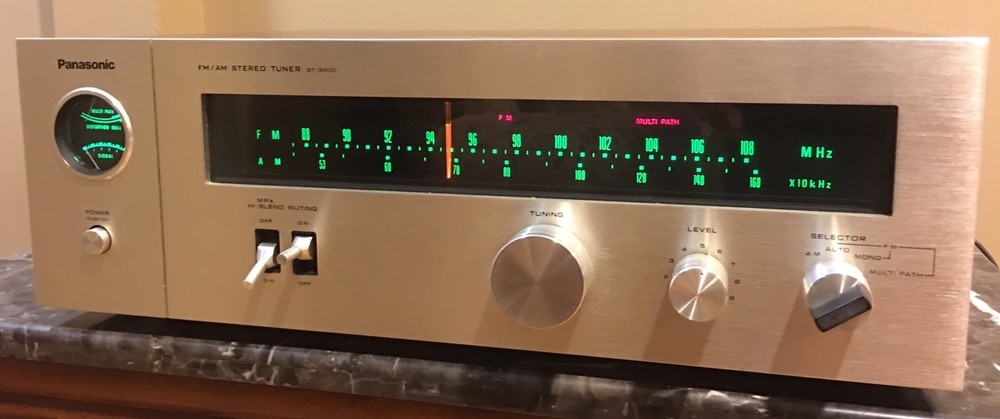 PANASONIC ST-3400 AM/FM STEREO TUNER