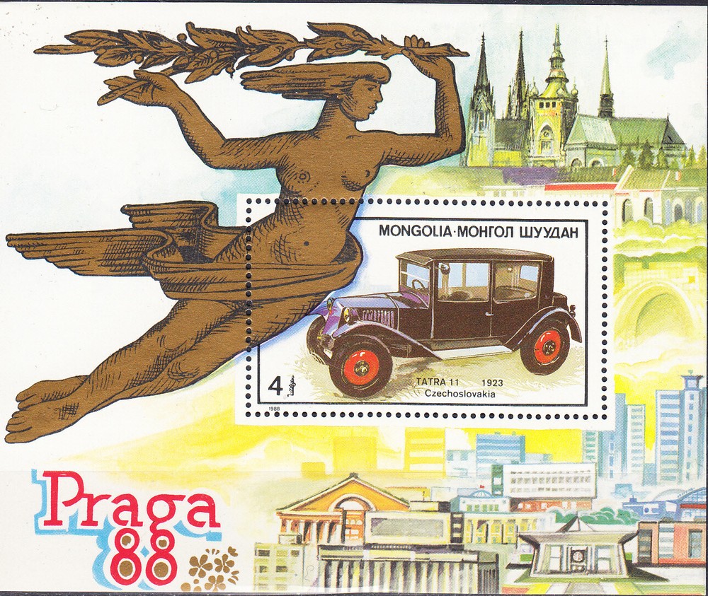 W MONGOLIA 1659 PRAGA AUTOMOBILE