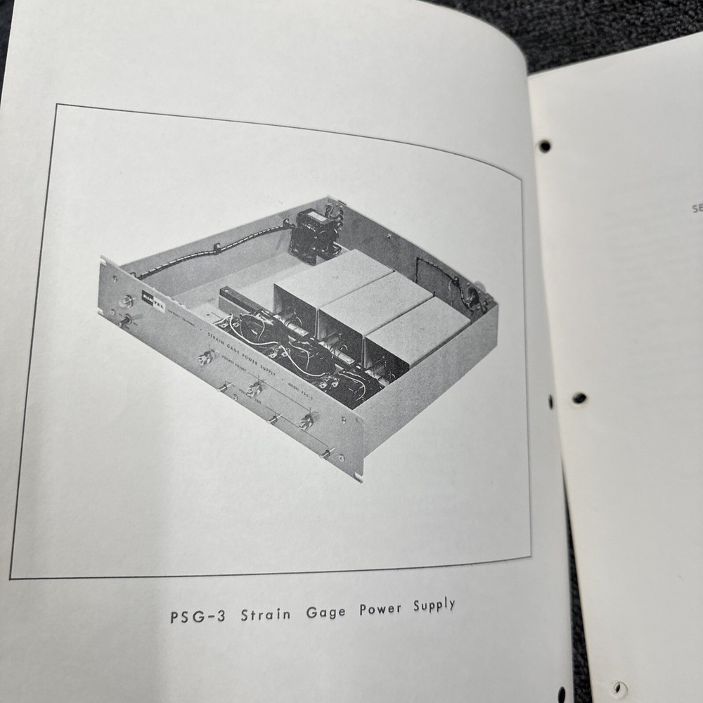 Kintel Model PSG-3 Strain Gage Power Supply Technical Manual 2X-11