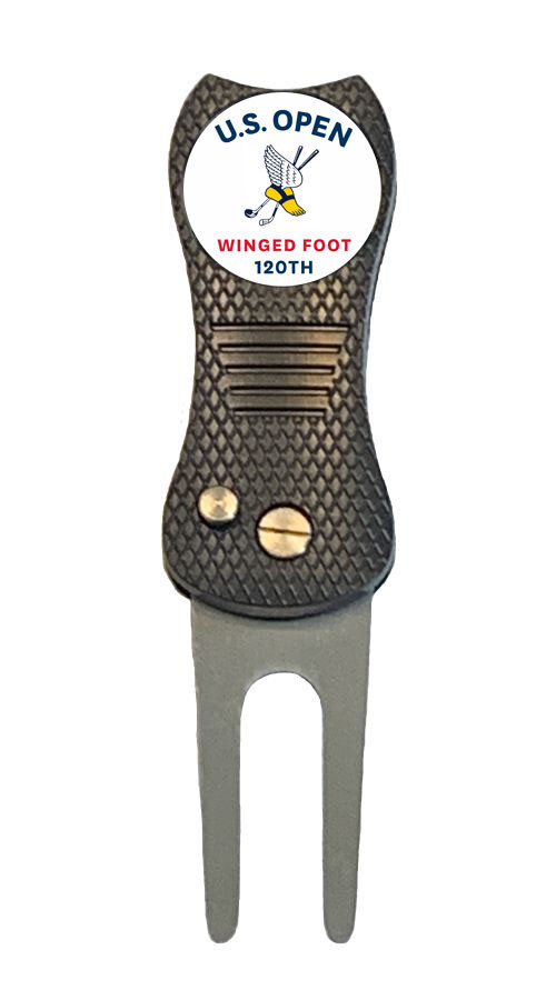 2020 US Open Winged Foot Golf Ball Marker w/ Premium Switchblade Divot Tool