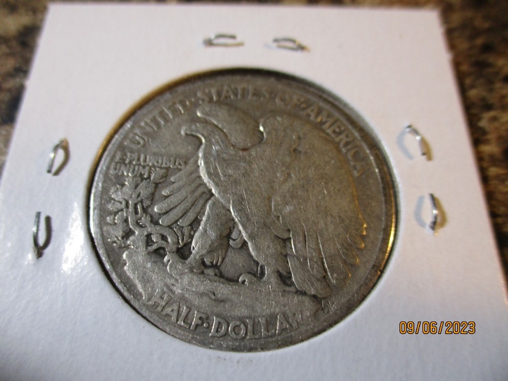 1919 WALKING LIBERTY SILVER HALF DOLLAR FINE NN