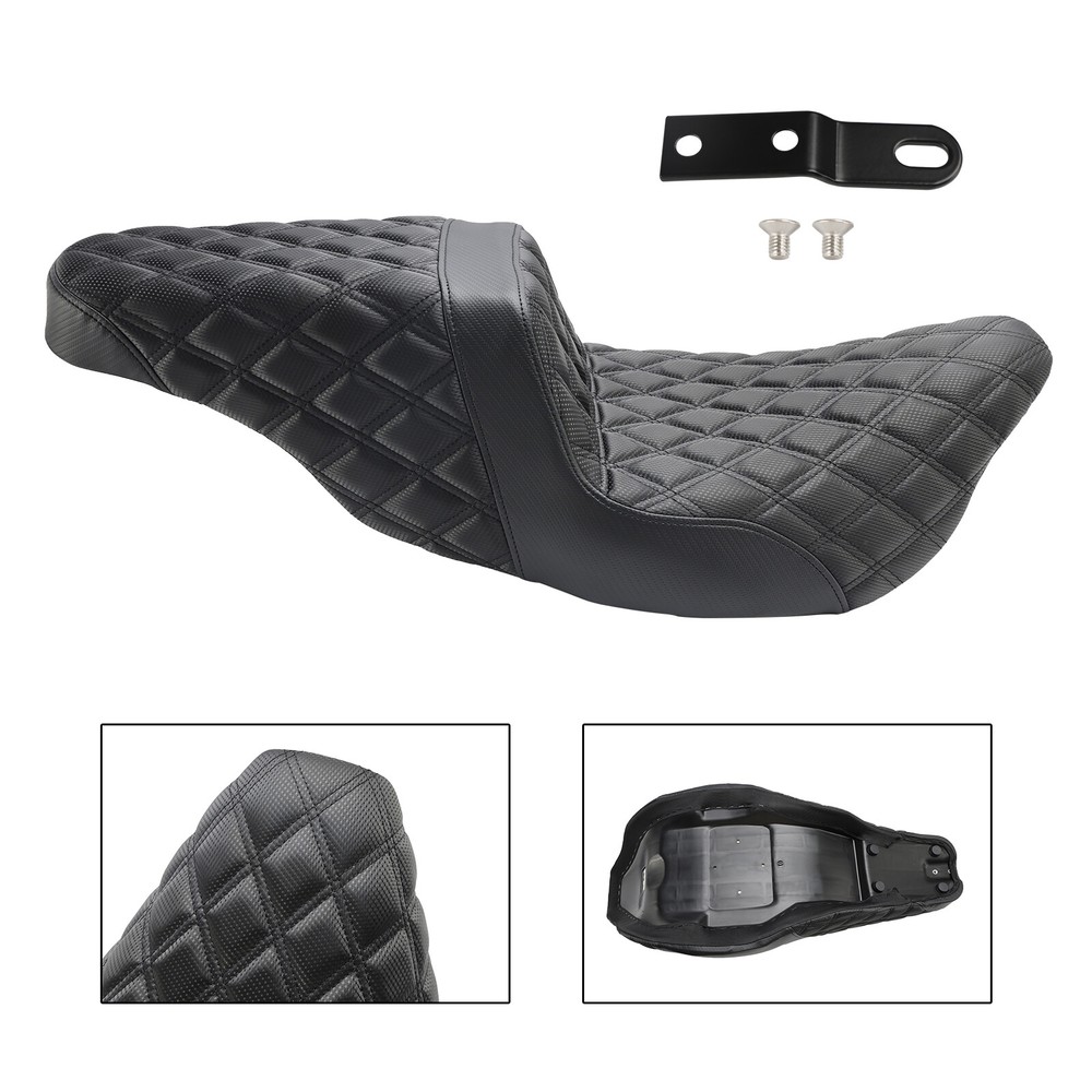 Replace Front Rear Driver Passenger Seat Black For Fl Touring Models 2008-202
