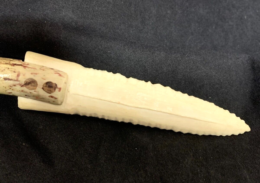 Faux Cast Antler Decor Knife Log Cabin Style