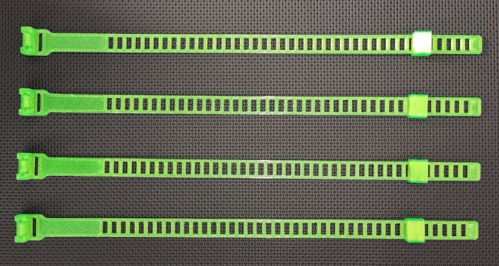 "18mm FlexiSmart Tie" - TPU fixing strap system with secure closure!