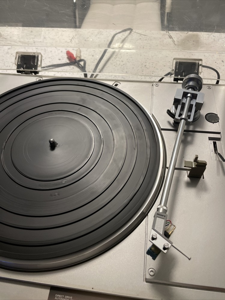 SONY PS-LX22 STEREO TURNTABLE SYSTEM RECORD PLAYER WITH MANUAL