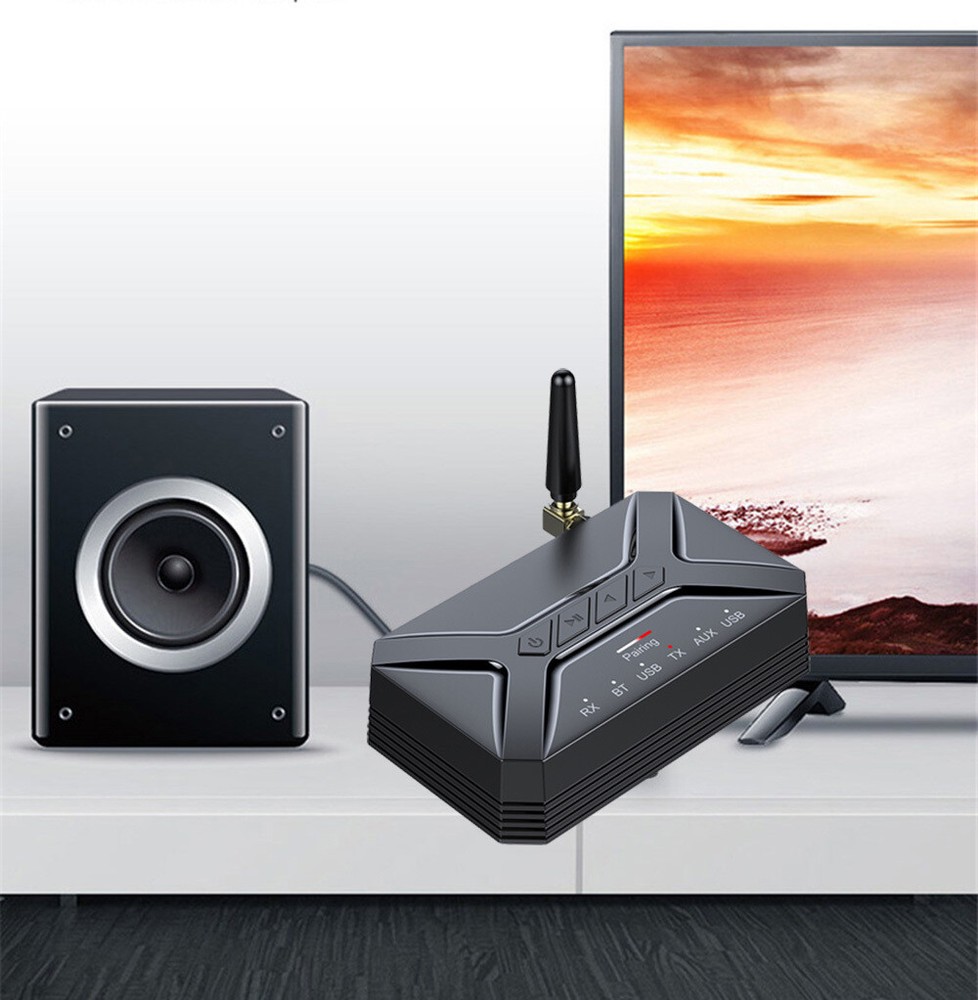 Bluetooth 5.0 Transmitter & Receiver Wireless Adapter For Home stereos/speakers