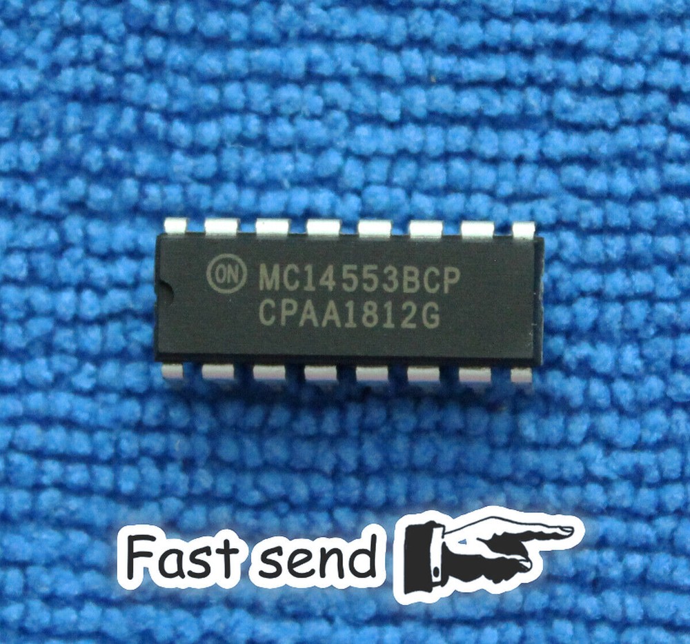 10pcs MC14553BCP MC14553BCPG 3-Digit BCD Counter DIP-16