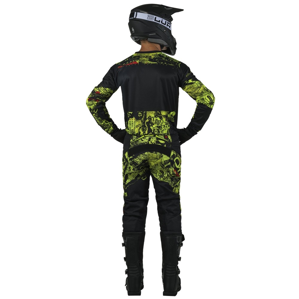 O'Neal Element Attack Black / Neon Pant Size 28 - E024-3328